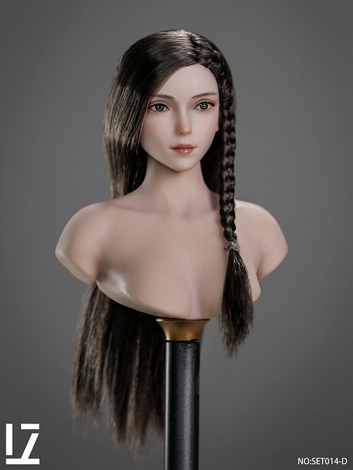 LZ TOYS SET014 1/6 女性ヘッド 静 初 Female Head Sculpture 