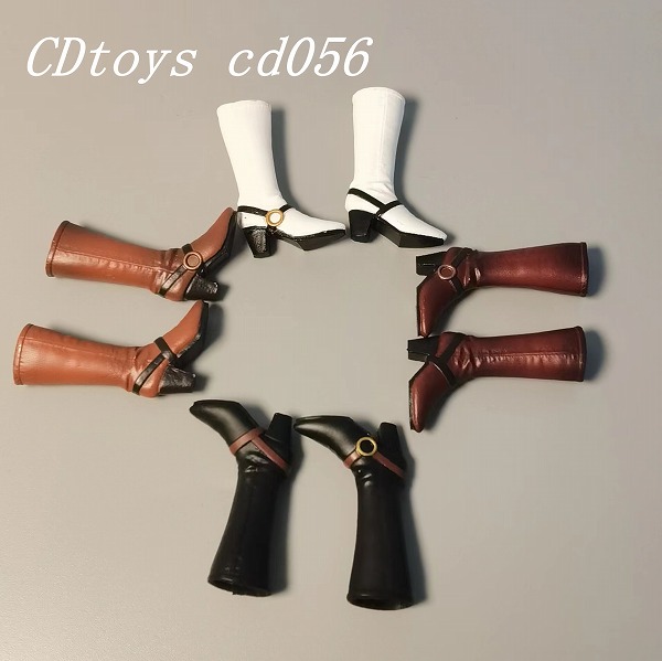 画像5: CDToys 1/12 CD056 ウーマン ハイヒール ミドルロング ブーツ 4種 *予約 