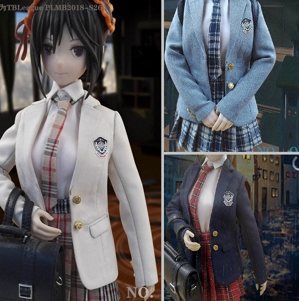 画像1: OULE 1/6 スクール ユニフォームセット 女性フィギュア用制服セット 3種 OULE-07 *予約