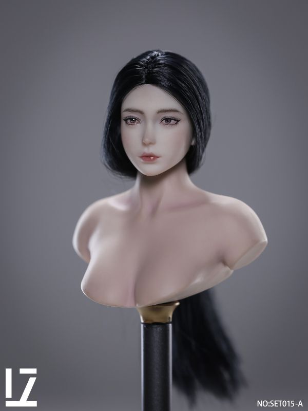 LZ TOYS SET015 1/6 女性ヘッド Xiruo Female Head Sculpture A B C D 