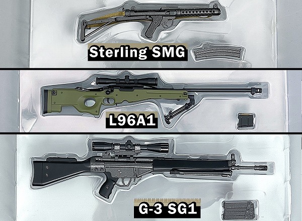 画像1: MIX-A 1/6 マシンガン ライフル アクションフィギュア用 ( SMG / L96A1 / L96A1 ) 3種 *予約