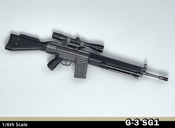 MIX-A 1/6 マシンガン ライフル アクションフィギュア用 ( SMG / L96A1 