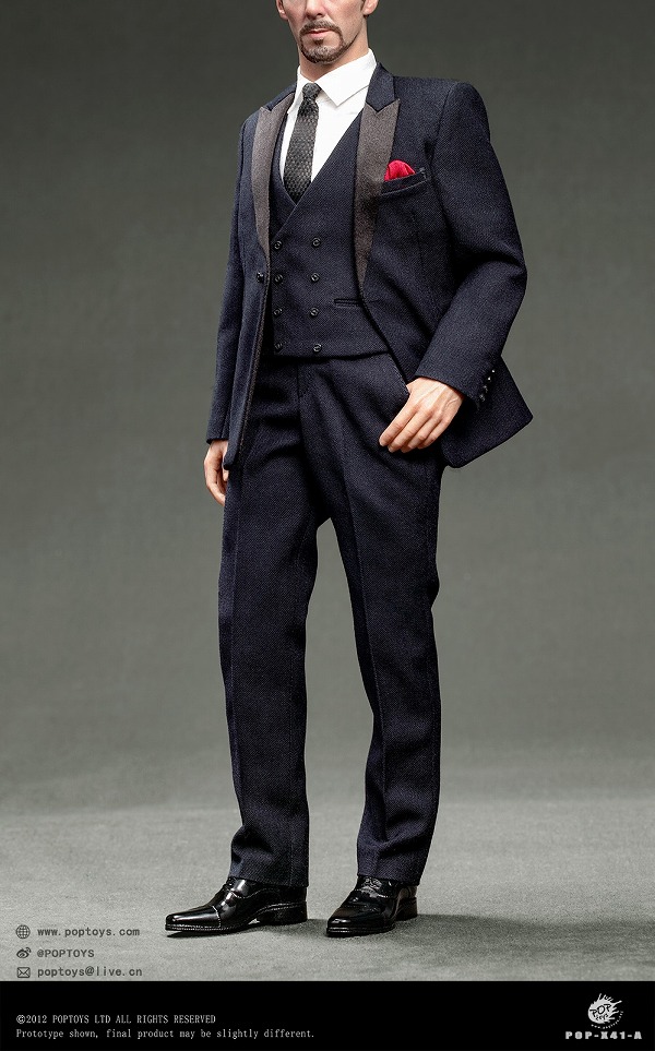 POPTOYS 1/6 ドクター フォーマル スタイル スーツ 靴 セット Dr Western-Style Suit 2種 POP-X41 A /  B - 1/6フィギュア通販専門店 トレジャートイズ