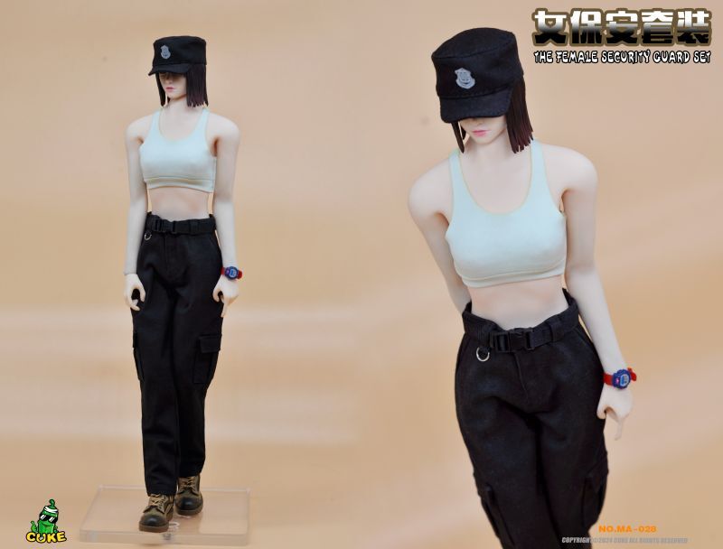 画像3: CUKE TOYS 1/6 女性警備員 フィメール セキュリティ ガード 制服 セット MA-028 *予約