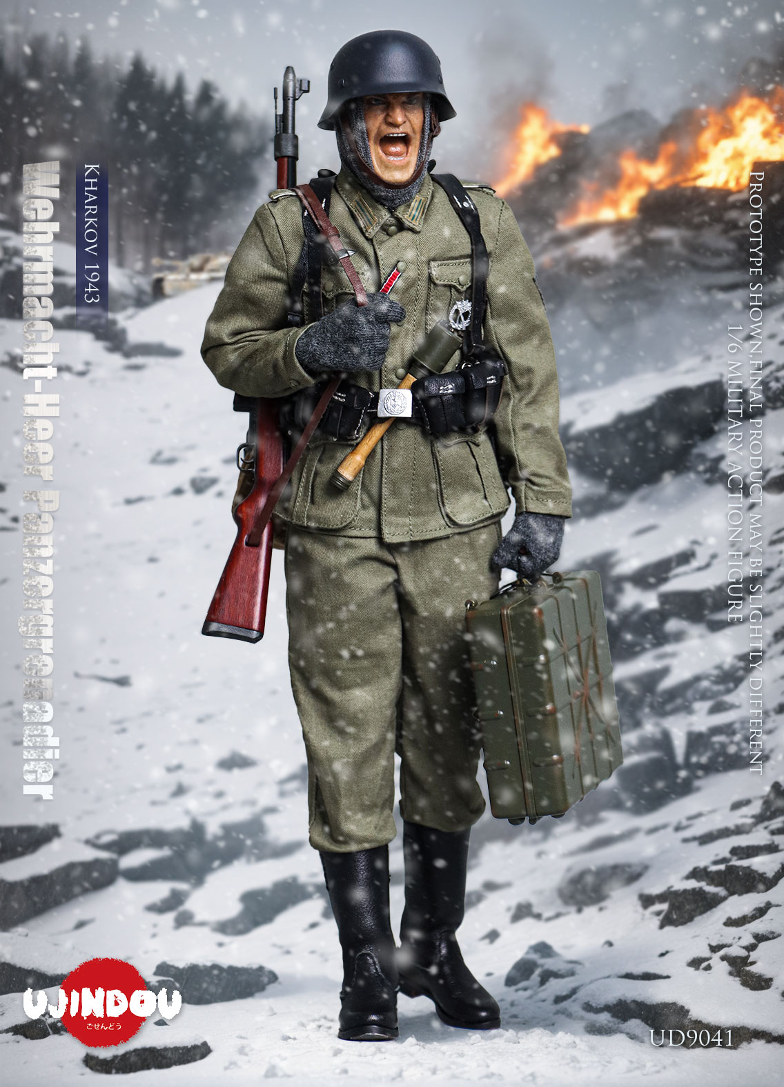 画像1: UJINDOU 1/6 WWII ドイツ国防軍装甲擲弾兵 1943 ハリコフ攻防戦 アクションフィギュア UD9041 *予約