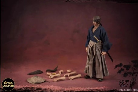 画像4: Aton Custom 1/12 剣士 ≪青版≫ アクションフィギュア *予約