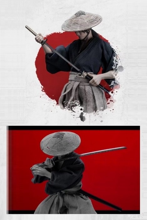 画像3: Aton Custom 1/12 剣士 ≪青版≫ アクションフィギュア *予約
