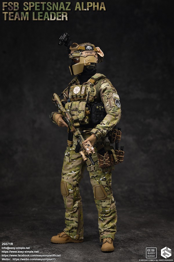 画像1: Easy & Simple 1/6 FSB ALPHA TEAM LEADER アクションフィギュア 26071R *予約　
