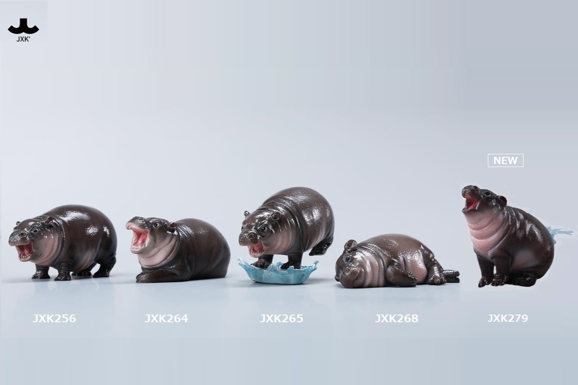 画像1: 【新作追加】JXK Studio コビトカバの赤ちゃん ムーデン *予約