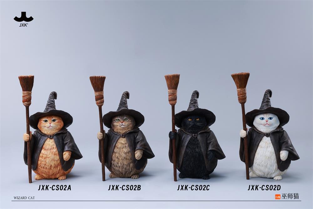 画像1: JxK Studio ウィザードキャット フィギュア 4種 JXK-CS02 *予約