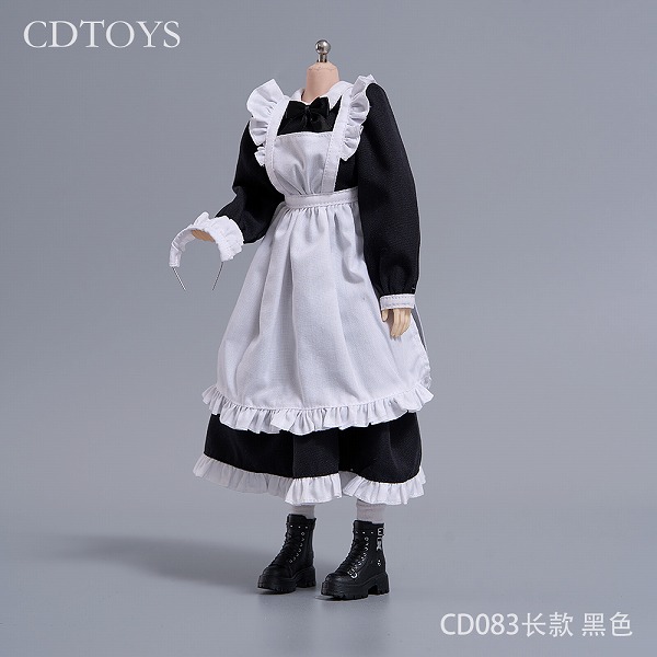 画像1: CDToys 1/6 ロリータ メイド ロング ドレス アクションフィギュア用 6種 TBLeague CD083-1 *予約