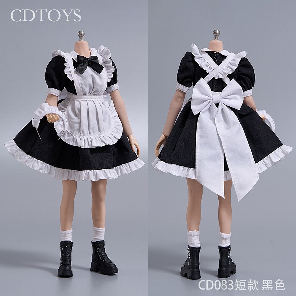 画像1: CDToys 1/6 ロリータ メイド ショート ドレス アクションフィギュア用 6種 TBLeague CD083-2 *予約