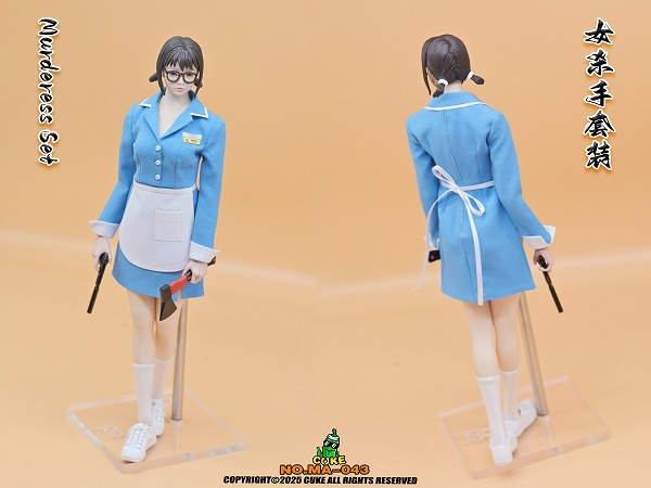 画像2: CUKE TOYS 1/6 女殺し屋 衣装 セット アクションフィギュア用 MA-043 *予約