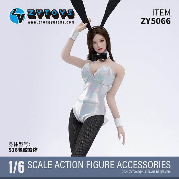 画像4: ZYTOYS 1/6 バニーガール 衣装セット アクションフィギュア用 ZY5066 *予約