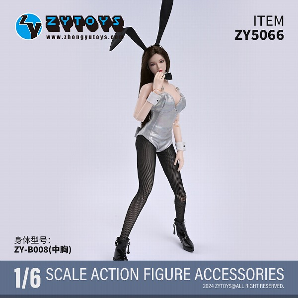 画像1: ZYTOYS 1/6 バニーガール 衣装セット アクションフィギュア用 ZY5066 *予約