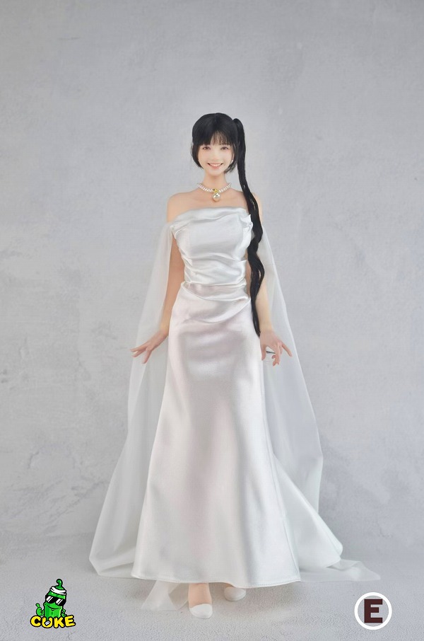 画像1: CUKE TOYS 1/6 ハイエンド カスタマイズド ウェディングドレス セット アクションフィギュア用 CT-WD-E *予約