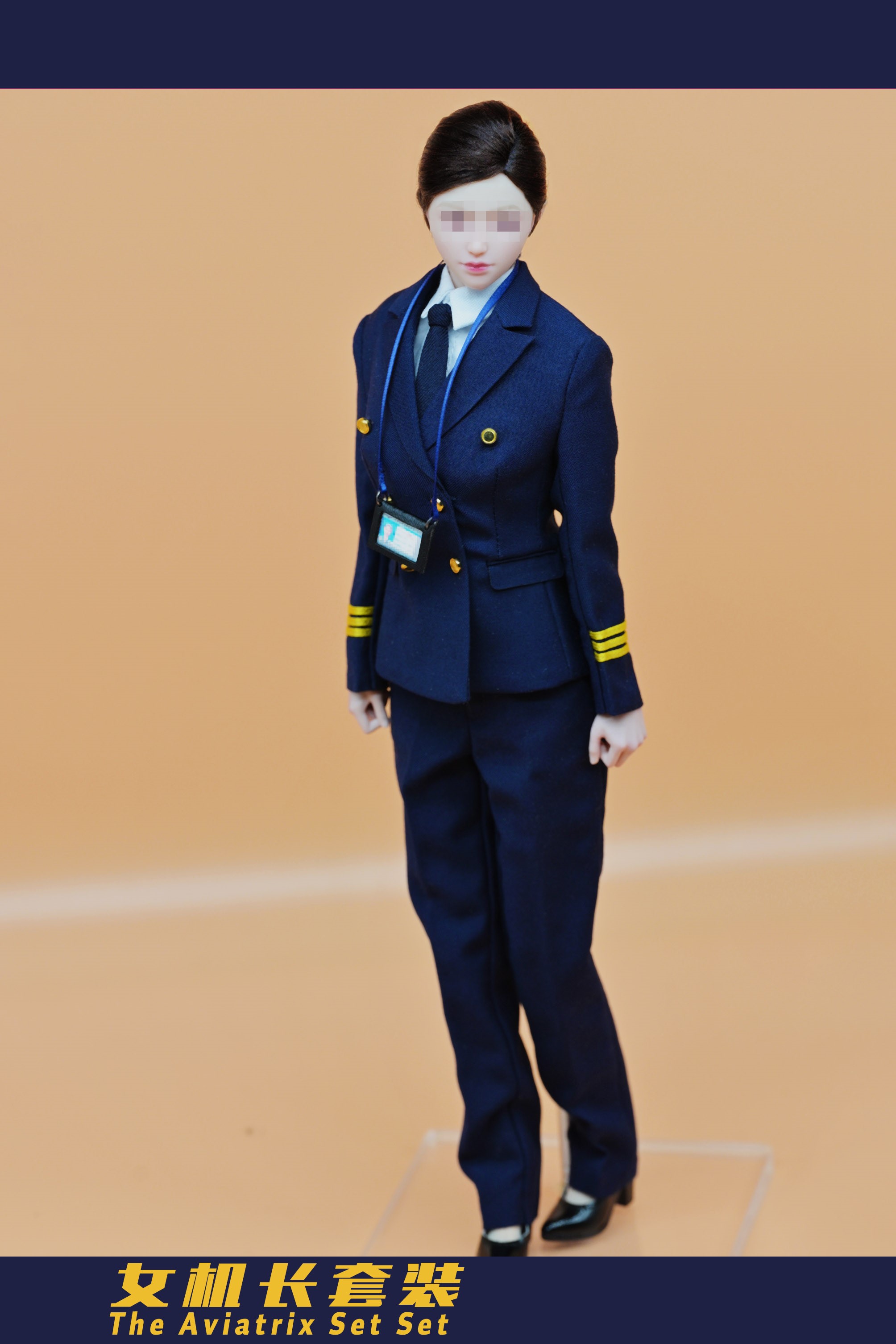 CUKE TOYS 1/6 女性機長 コスチューム 制服 セット MA-050